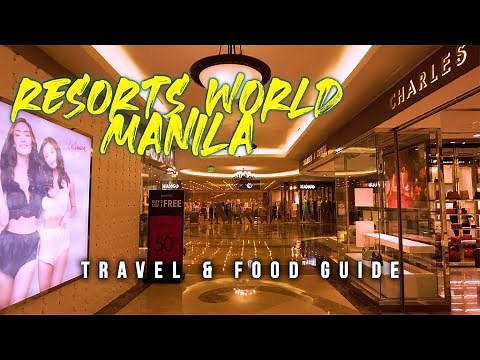 Resorts World Manila Tour | 🏀I SCORED A BUZZER WORTHY BACK HAND🏀 | 4k Tour and Travel Guide