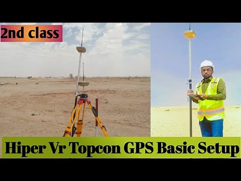 Hiper vr Topcon GPS basic Setup || point stake out by topcon gps || 2nd class