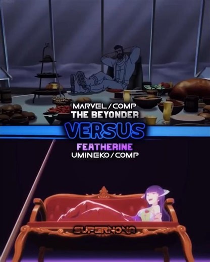 The Beyonder (Marvel) VS Featherine (Umineko) #youtubeshorts #shortsfeed #whoisstronger #popular