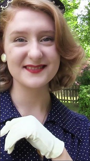 🔵 How To Style A 1950s Polka Dot Outfit 🔵 #shorts