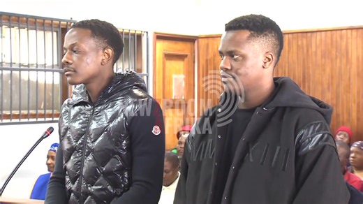 [WATCH] Bellarmine Mugabe and Tobias Mugabe Matonhodze appear before the Alexandra Magistrate's Court. They face charges of attempted murder, defeating the ends of justice and possession of a firearm. The firearm has not been found. #Newzroom405 | Newzroom Afrika