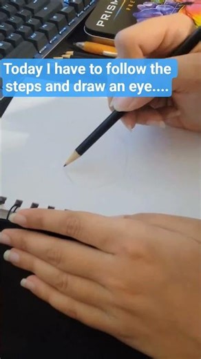 Eye assignment make up work 🥲 #drawing #timelapse #fypage