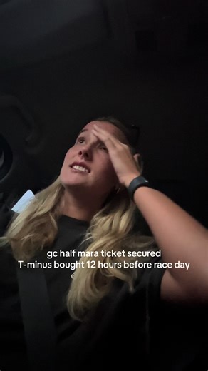 Spontaneous enough lol 😂 see yah at the start line. #gcmarathon #halfmarathon #triathlon #training #spontaneous #running #raceday