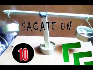 HOW TO MAKE A RECYCLED SCALE FOR SCHOOL PROJECTS