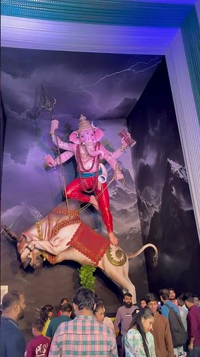 👑 Sakinakya Cha Maharaja 2025 the tallest Ganpati idol in Mumbai's #ganpati #ganesh #2025