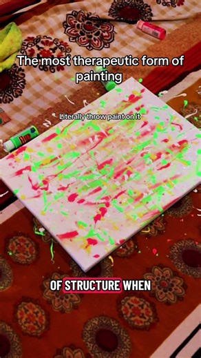 Painting as a beginner 10 abstract paint dripping