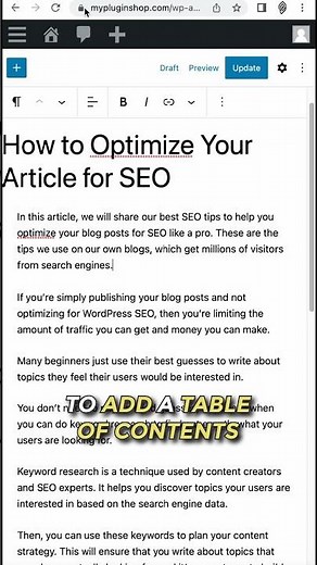 Add a Table of Contents Without Single-Use Plugins