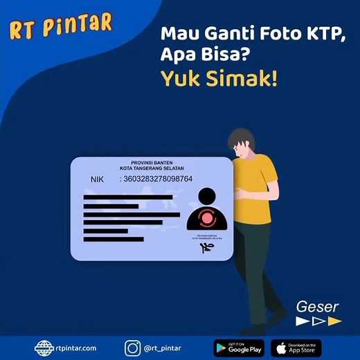 Cara Mudah Ganti Foto KTP-el Tanpa Biaya
