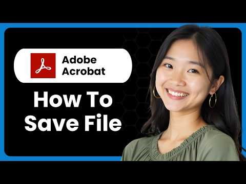 How To Save File From Adobe Acrobat