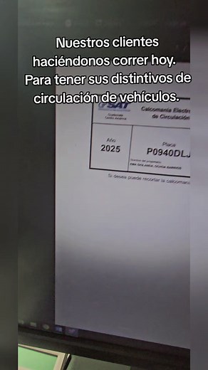 Servicios de impresión y pago para calcomanías