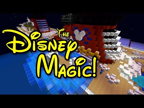 Minecraft Cruise Ship - The Disney Magic!