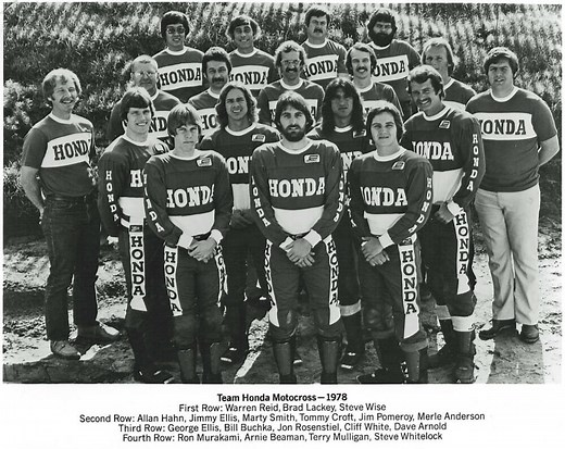 Throwback Thursday: Team Honda Motocross 1978