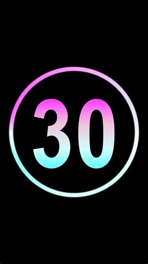 ⏱️ 30 Second Countdown Timer | Clock Ticking Sound & Alarm