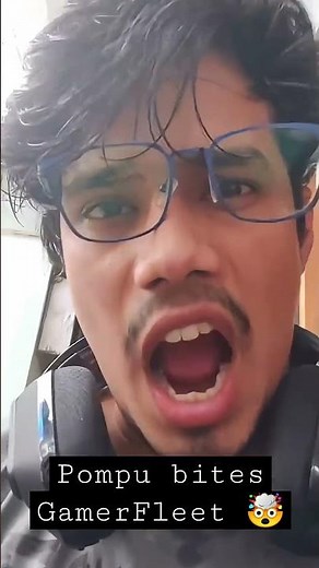 Pompu bites GamerFleet 😭 | #shorts #GamerFleet #GamerFleetshorts #dog