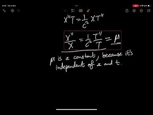 Engineering Mathematics III (PDE__Separation of variables__Wave Equation)