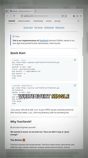 TrenTorch: Build Your Own PyTorch