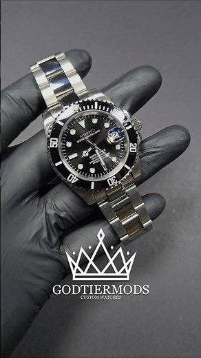 Black Classic Submariner Seiko Mod: Timeless Elegance in Every Detail!
