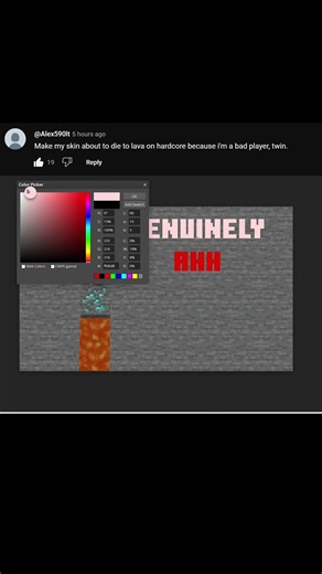 Making thumbnails for viewers #minecraft #shorts