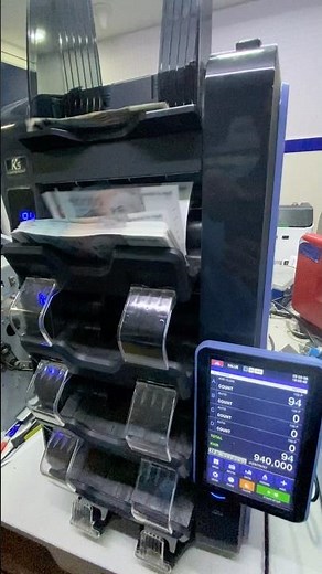 Denominations sorter machine #currency #counterfeitnote #denominationsorter