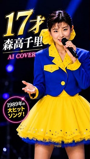 17才 #森高千里 #昭和歌謡 #music #fyp #ai singer