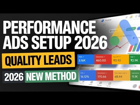 How to Setup Performance Max Campaign in 15 Minutes | 2026 | P Max Campaign 2026