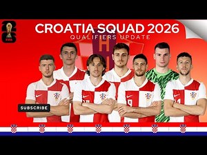 Croatia National Team Squad for FIFA World Cup 2026 Qualifiers | September 2025 Update 🇭🇷⚽