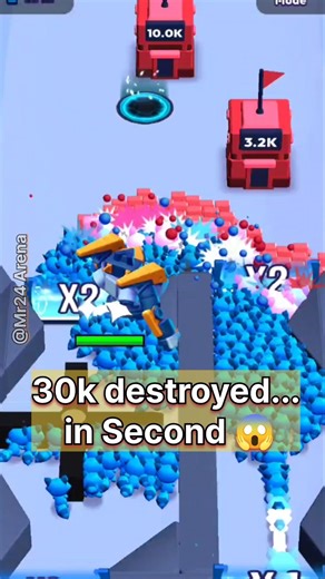 1 ➝ 10K 😱 GIANT ARMY HUGE Finish MAX POWER 💥 Mob Control Level 73 #shorts #viralshorts #newgame