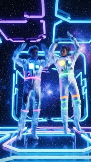 Two Astronauts Dance Battle in Zero Gravity | Funny Space Short | Nebula Shot| Nebula Shots