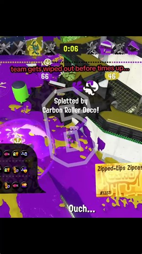 Clutch Performance in Splatoon Team Play