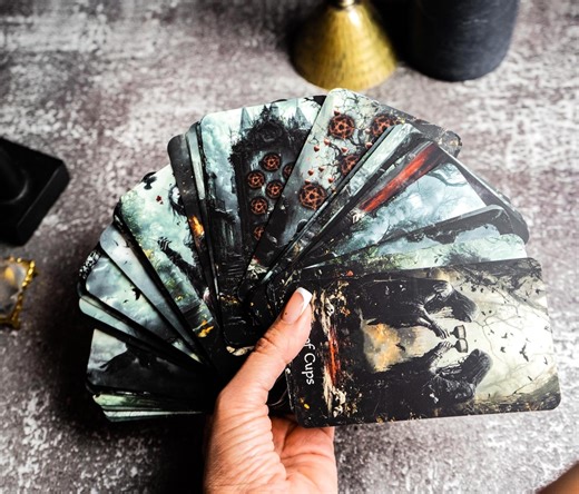 Gothic Horrortarot Deck, 78 Mystic Horror Cards With QR Guidebook, Gothic Divination Deck, Occult Witchy Gift for Readers - Etsy