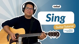 15K views · 305 reactions | Learn how to play the song “SING”. Here is a guitar tutorial from NOTED. Let's learn together and sing together for the one who’s holy! | Couples for Christ | Facebook
