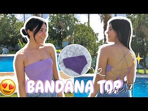 Crochet Bandana Top To Look Cute🤩 - ✨Merry