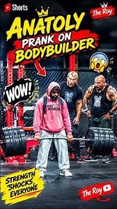 😂 Anatoly’s Epic Gym Prank on a Bodybuilder! 💪🔥#anatoly #gymprank #anatolyprank #bodybuilding #gym