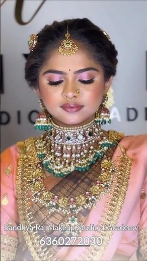 Stunning South Indian Bridal Look | Sandhya Raj Makeup Studio