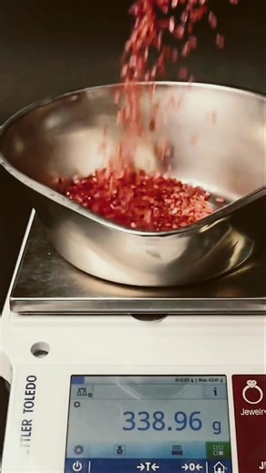 From Red Soil to Precious Ruby: The Art of Sorting Mozambique's Gems! #shorts #ruby #gemstone