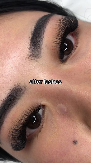 sexy 3D Volume transformation 😍 | #lashes #lashtech #lashtok #lashextensions #eyelashextensions #volumelashes