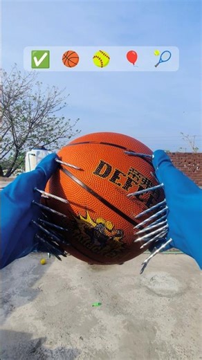 ASMR BLUE GLOVES CATCHING THE BALL WITH NAILS ⚽🏀🎾#asmr #shorts #ytshorts #tiktok #viral #satisfyling