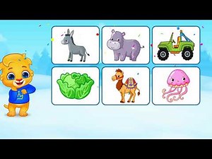 ABC Kiss Match the Images 💋 | Fun Alphabet Learning Game for Kids | 3D Preschool Education USA