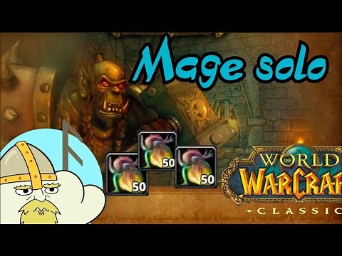 WoW Classic - Mage Solo farm Immature venom sacs in LBRS. 350+ per hour