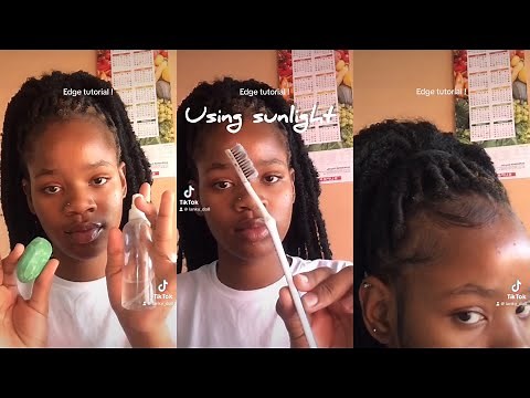 Edge tutorial using *Sunlight* bar soap 🧼 ! [south African Youtuber]