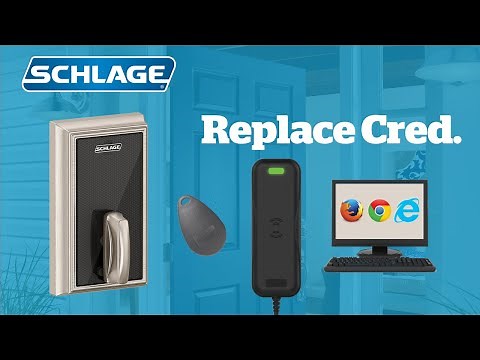 How to Replace a Credential on the Schlage Control Lock with the ENGAGE web app and MT20W Reader