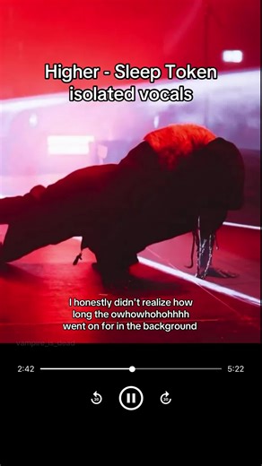 Isolated Vocals of 'Higher' by Sleep Token