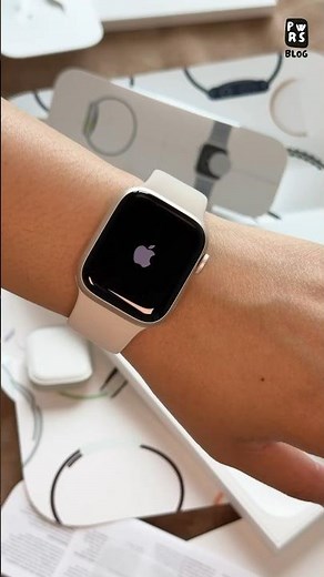 ✨⌚️ Unboxing Apple Watch Series 9 41mm with Sport band Starlight color