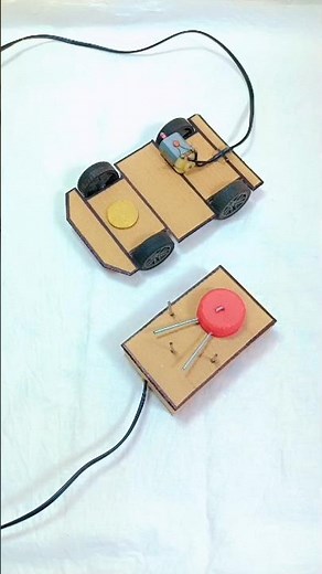 how to make simple remote control car at home | remote control car #school #diy