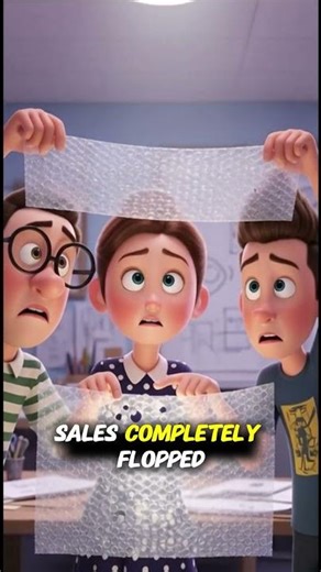 The Unexpected Origin of Bubble Wrap 😲📦 #aianimation #funfacts