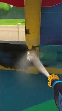 When I first started playing power wash simulator #powerwashsimulator
