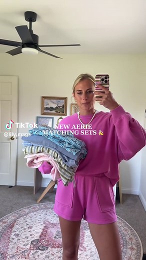Aerie Summer Matching Sets Try-On Haul & Discount Code