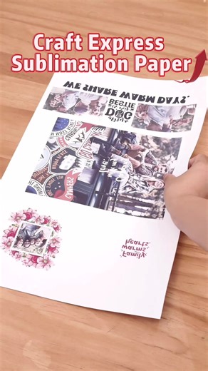 Craft Express Sublimation Paper for Vibrant Transfers