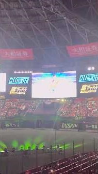 【開幕戦】小室哲哉がドームを揺らす！GET WILDで登場🔥 #小室哲哉 #GETWILD #シティーハンター #ホークス #CityHunter #TKサウンド #感動シーン