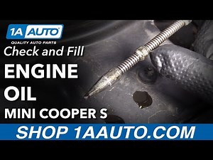 Hoe het oliepeil van je Mini te controleren
